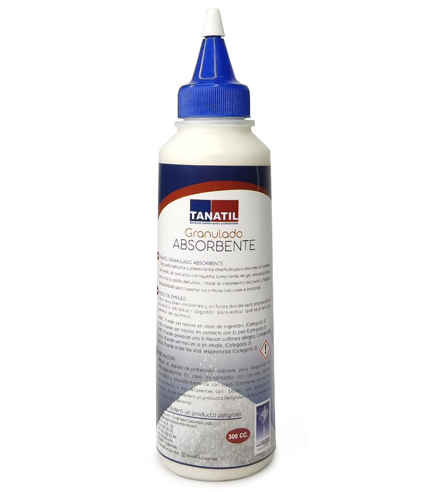 Tanatil granulado absorbente